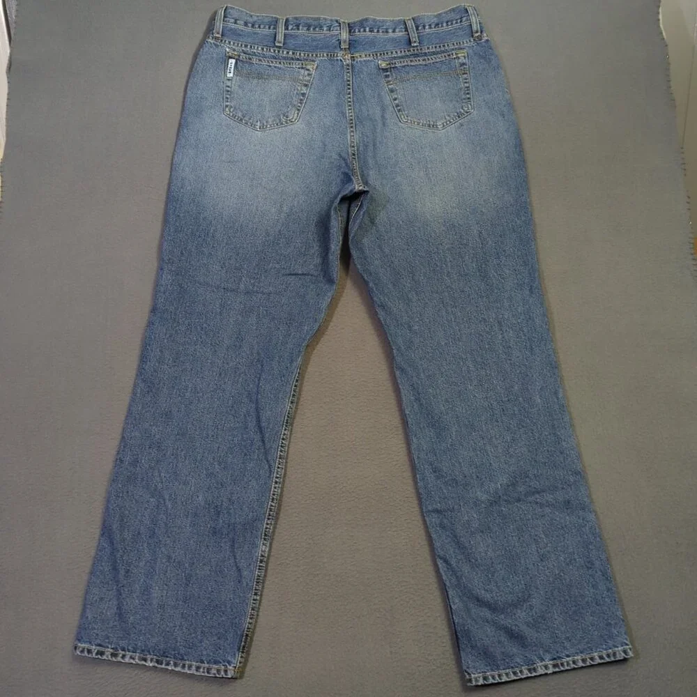 Cinch Jeans Mens 40x34 Fits 39x33 Blue Western Denim White Label Straight Cowboy